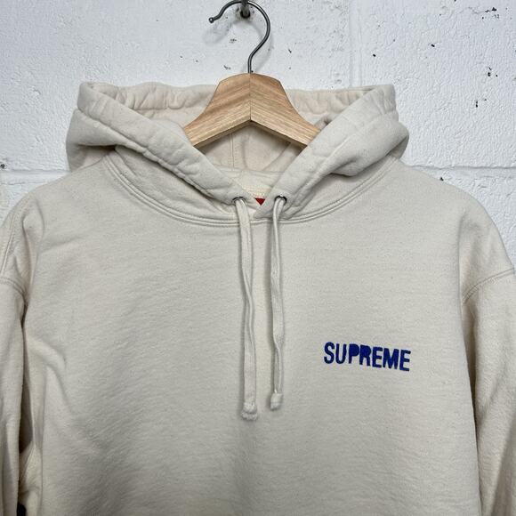 Supreme Restless Youth Hooded Sweatshirt “Natural” SS20 - Picture 4 of 11